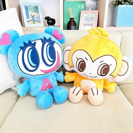 ナルミヤ レオパード ぬいぐるみチャーム エンジェルブルー ナカムラ