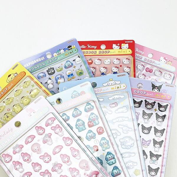 会員様限定】 サンリオ はぴだんぶい ボンボンドロップシールミニ 文具