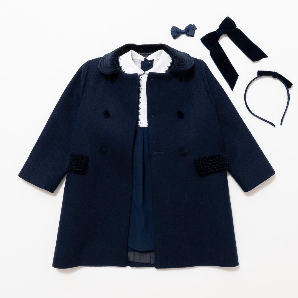 Amaia Kids - Classic coat premium - Dark navy アマイアキッズ