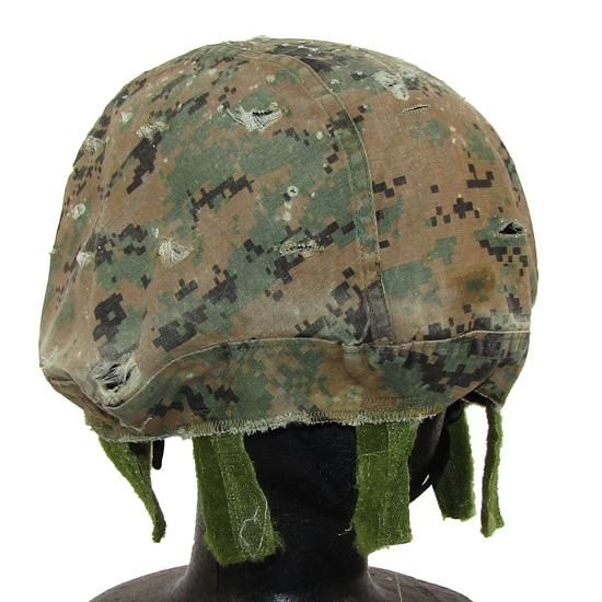 ≪USMC≫ マーパット迷彩 LWH用 ヘルメットカバー / M・L Size (USED)