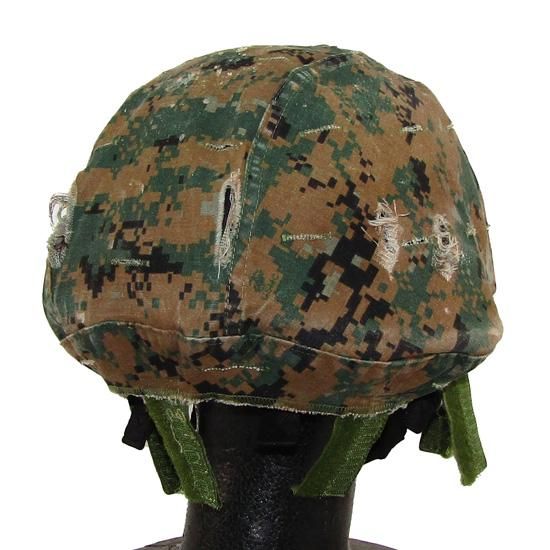 ≪USMC≫ マーパット迷彩 LWH用 ヘルメットカバー / M・L Size (USED)
