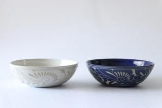 とし 汝窯 水色 陶器製 葉形 小物入れ とし 汝窯 水色 陶器製