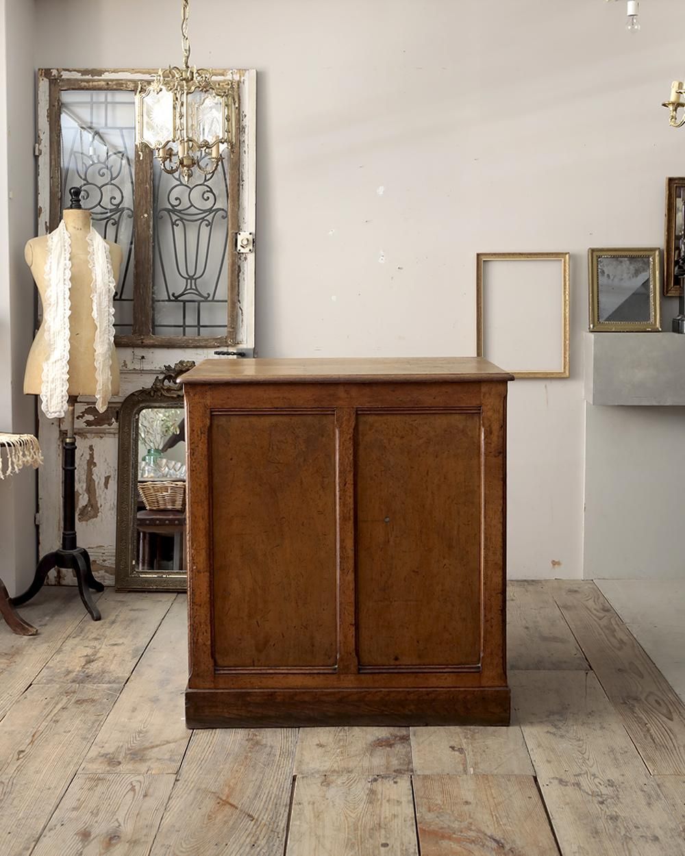 フランス アンティーク Shop Counter カウンター テーブル フランス