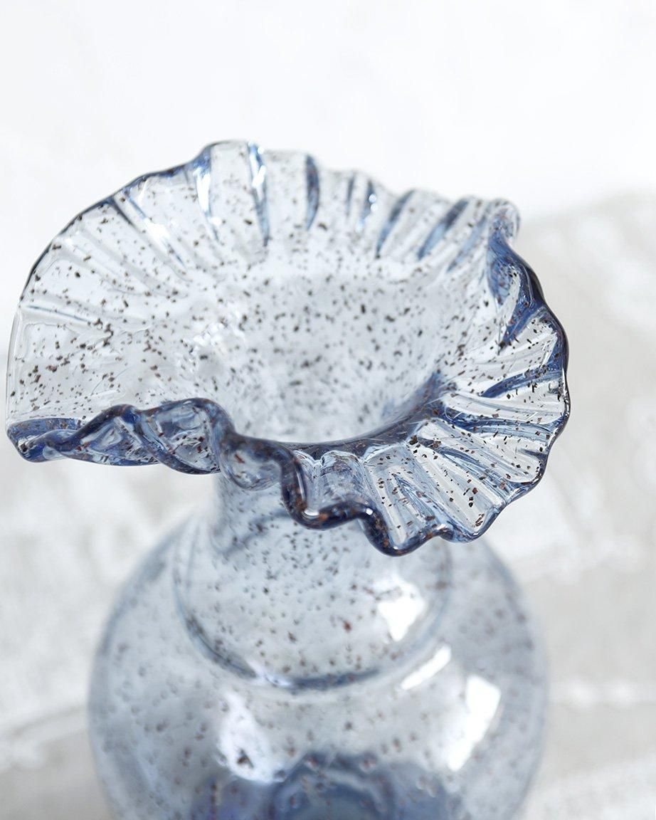 IKI-503 フランスアンティーク ガラス フルーツボウル フラワーベース