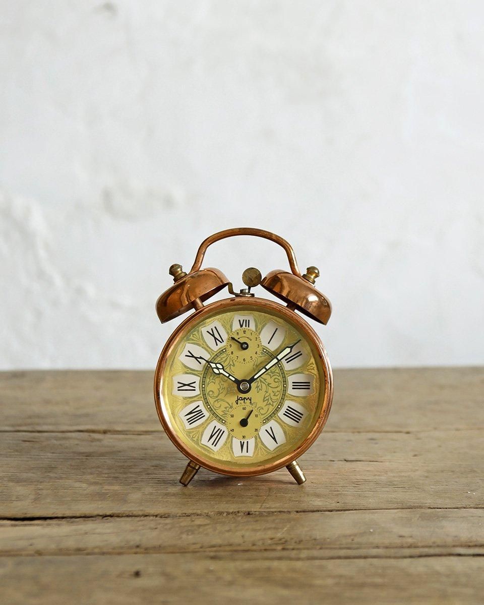 ヴィンテージ TMHOP STRIKING 置き時計 ゴールド スイス製