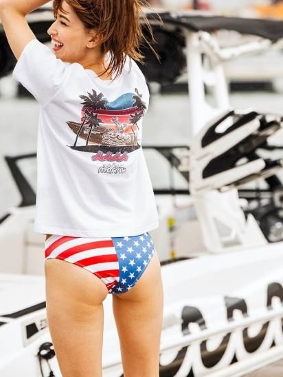 muta MARINE】ラッシュガード(カップ付き)+ビキニボトムSET(WOMEN)【全