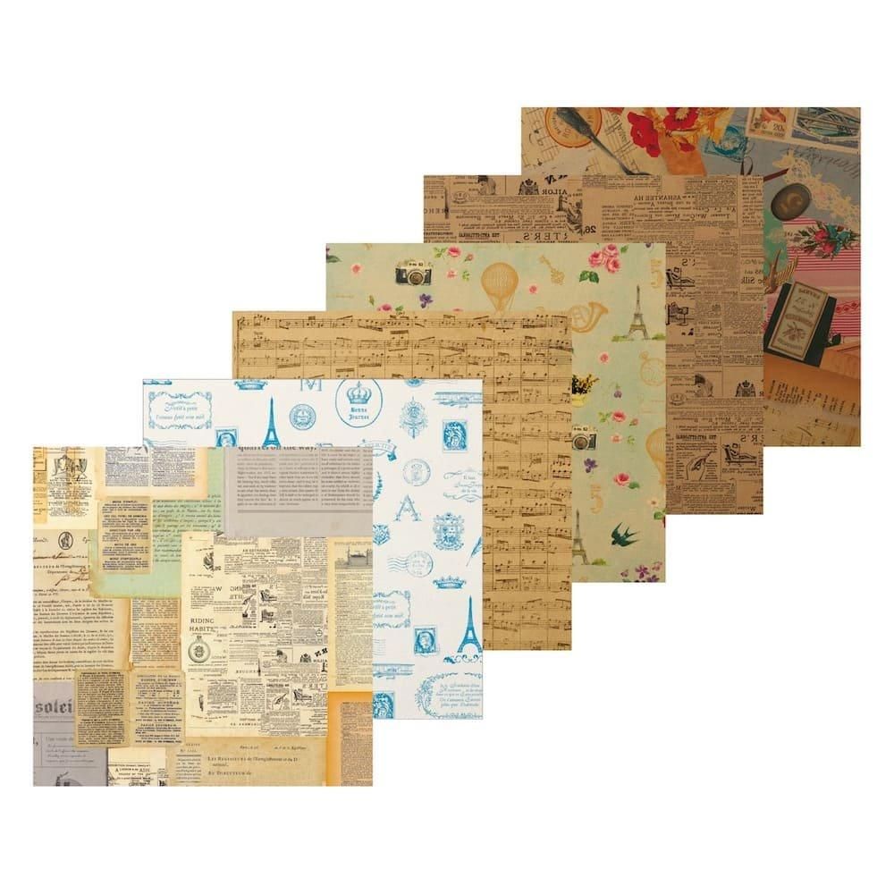 デ1671] No title.様 デザインペーパー デザインペーパー アンティーク