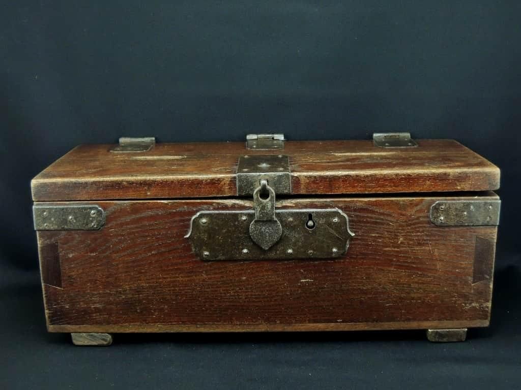 銭箱 / Wooden Money Box - OKURA ORIENTAL ART / 大蔵オリエンタルアート