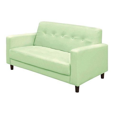 クラシックスタイル レザーソファ 淡い緑色 クラシックスタイル レザー