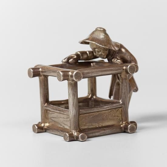 南鐐 一閑人蓋置 般若勘溪作 - 茶道具・抹茶通販 | ギャラリーきほう