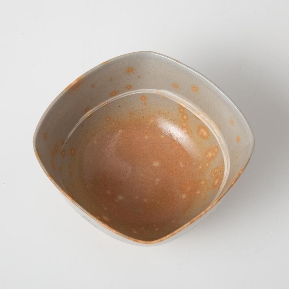 ①干支 絵御本 菱内刷毛目茶碗（馬の絵） 楽山窯 - 茶道具・抹茶通販