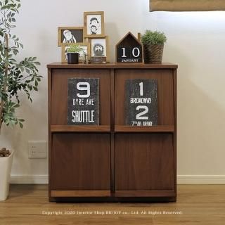 ジャパンビンテージ』レコードラック サイドボード 飾棚 RWmis59