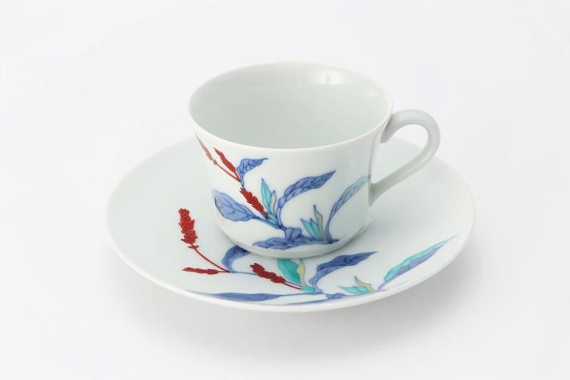 極美品☆今泉今右衛門☆2客☆錦苺絵紅茶碗☆カップ＆ソーサー☆有田焼