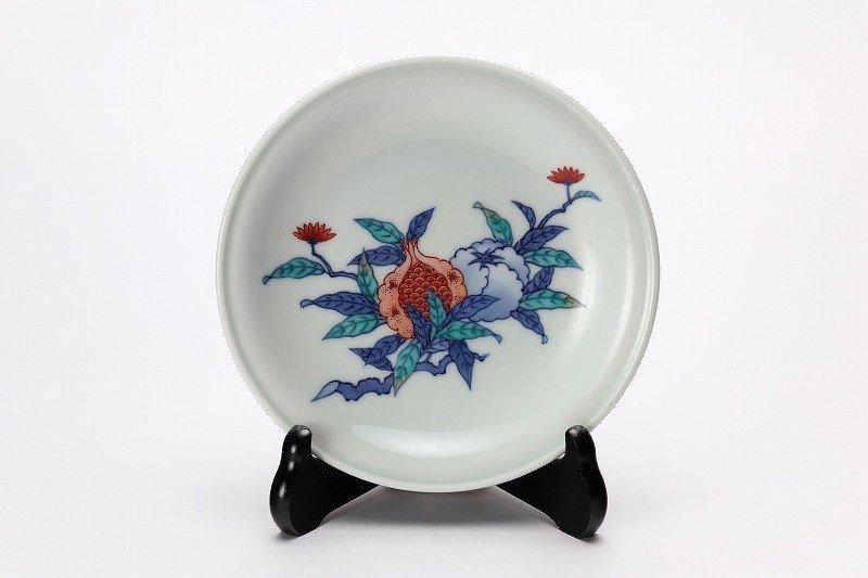 今右衛門窯 柘榴絵飾皿