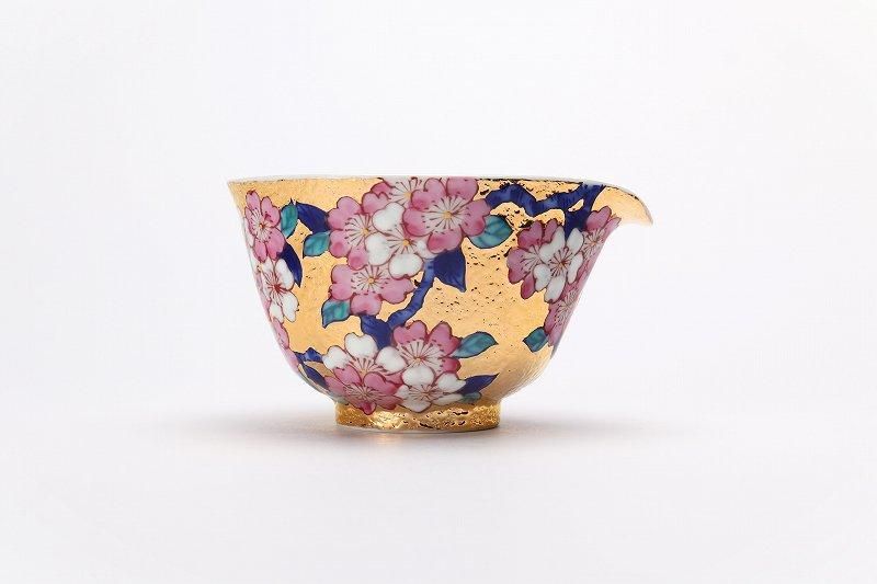 九谷金彩鶉文茶器セット【桐箱付】 九谷金彩鶉文茶器セット【桐箱付】