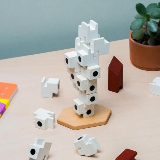 Japanese Capsule Tower / Stacking Game - NICK WHITE