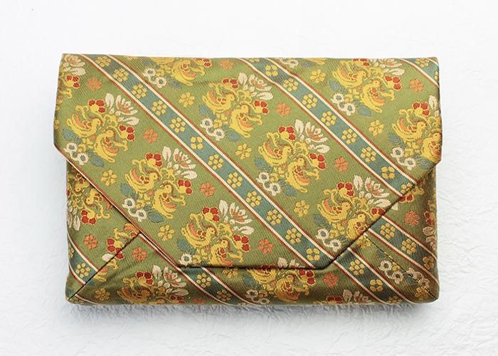 名物裂数寄屋袋-七曜鴛鴦暈繝錦 - 京都富小路の和装小物専門店きねや