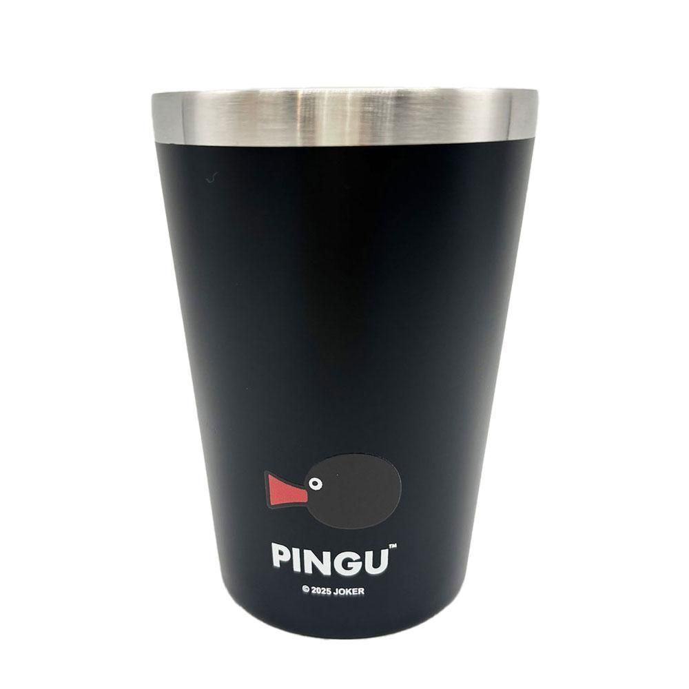 PINGU×松本セイジ】ステンレスタンブラー （ブラック）450ml pslw-7446