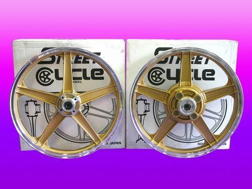 CB400F ヨンフォア キャストホイール 前後1台分 CB400F ハヤシキャスト