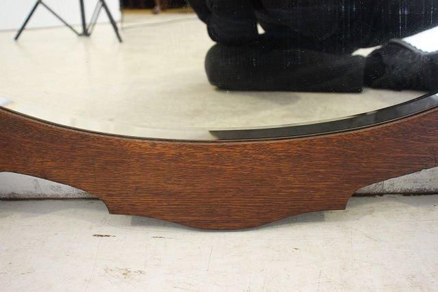 英国アンティーク家具 | ヴィクトリアンオークミラー - 【通販】英国