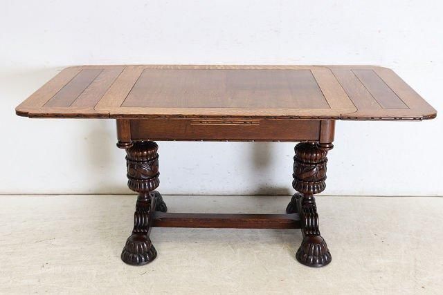 イギリス アンティーク 家具 フリップトップテーブル 1930年頃 599A