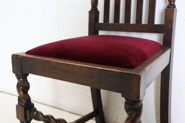 イギリス アンティーク 家具 ダイニング チェア 1930年頃 椅子 591A4