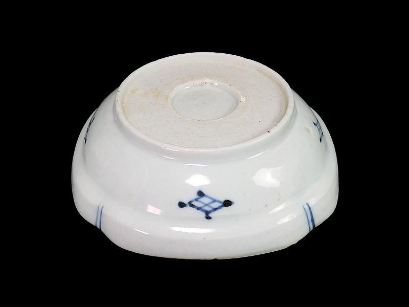 古伊万里 染付 墨弾瓜の図 膾皿 5客セット