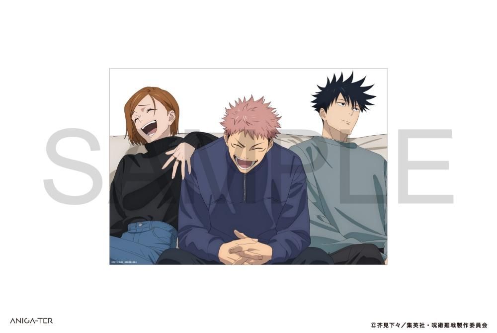 呪術廻戦 クリアポスター デザイン② ＜虎杖悠仁・伏黒 恵・釘崎野薔薇