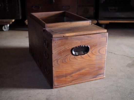 関西長火鉢 引き出し3杯 古道具 茶道具 囲炉裏 古民家 アンティーク