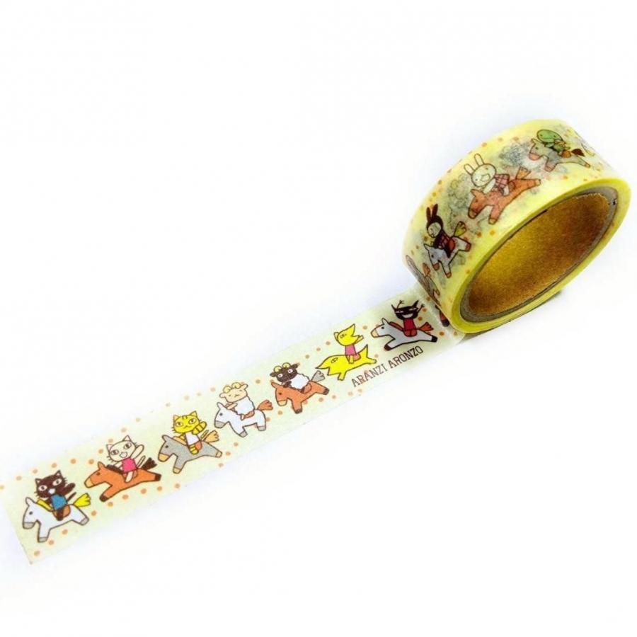 マスキングテープ みんなホース - ARANZINET ONLINESHOP - アランジ