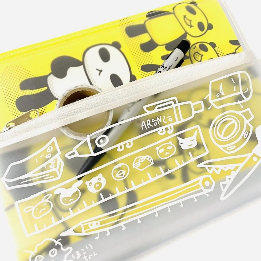 ペンケース付きノートカバー 文房具さんたち - ARANZINET ONLINESHOP