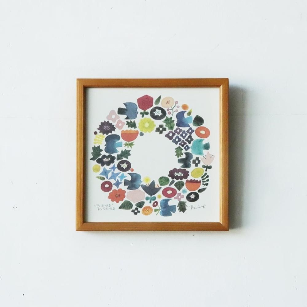 バーズワーズ/ポスター20cm/WREATH｜三島家具オンラインショップ