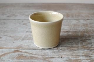 福島県 大堀相馬焼 緑釉流し紋 猪口 蕎麦猪口 地方窯 民藝
