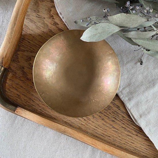 藤田永子 真鍮 ボウル M - Rikka Knot うつわ・こまもの屋(ONLINE SHOP)