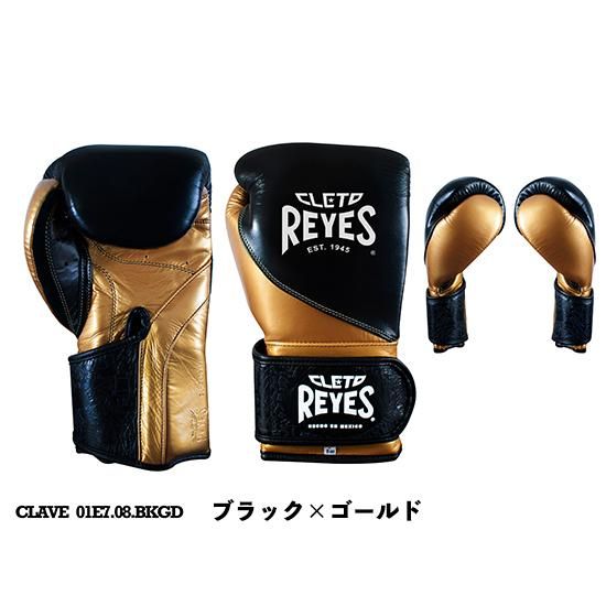 REYES ボクシンググローブ 黒/金 14oz REYES ボクシンググローブ 黒/金