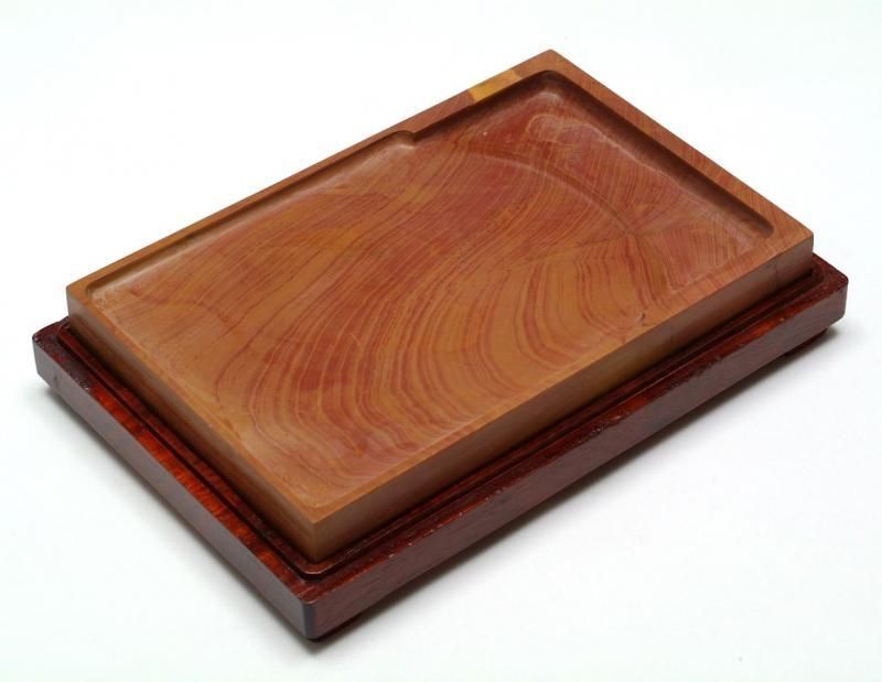 紅絲石 長方硯 8吋 - 書道用具専門店 西本皆文堂 オンラインショップ