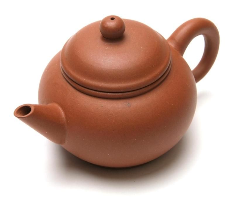 中国宣興 紫砂 朱泥 水平壺 文革期 - 書道用具専門店 西本皆文堂
