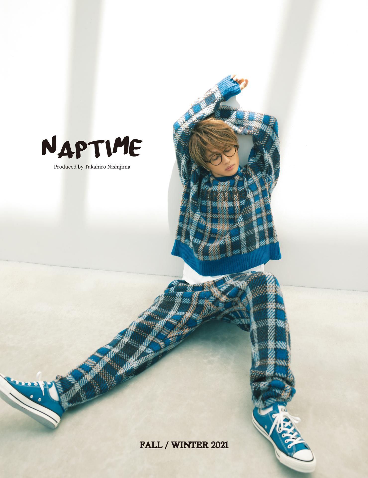 ナップタイム naptime. Nissy 西島隆弘 メッシュ ニット ナップタイム