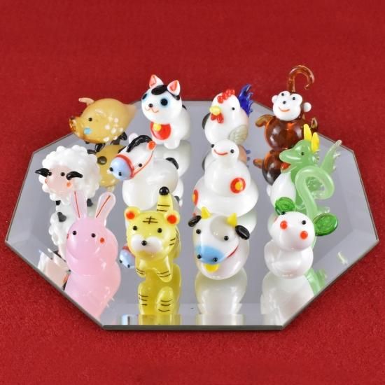 ガラス細工 ミニチュア ガラス細工 ミニチュア IwaiLoft 幸せ運ぶ 鈴蘭