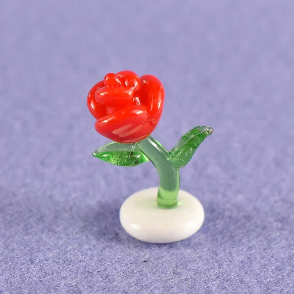 ガラス細工薔薇小いろんな色No. 1〜12 選んでねバラ