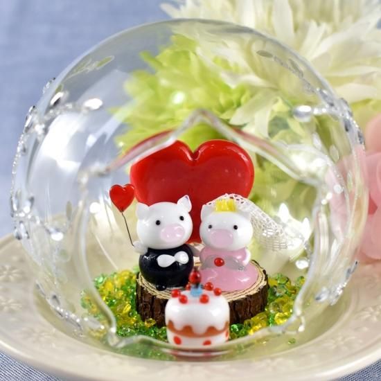 ミニチュアガラス細工｜ガラスのドーム｜FGスタジオ｜フォーカート