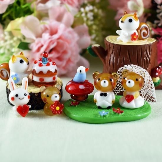 maron♡'s様専用 ガラス細工 ミニチュア ガラス細工 Midori様専用