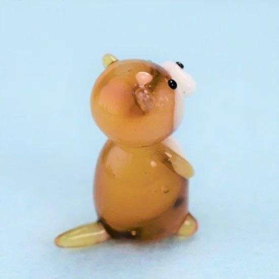 ラッコとカワウソ ガラス細工 ラッコとカワウソ ガラス細工 ラッコと