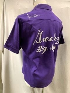 40s 50s 紫 Weber ボーリングシャツ レディース ヴィンテージ 1950年代