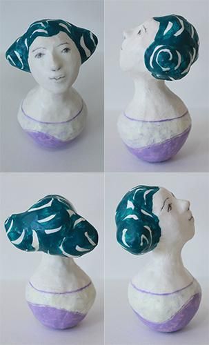 福田十糸子 張り子/ Swing Swing - pebble