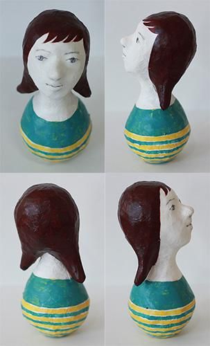 福田十糸子 張り子/ Swing Swing - pebble