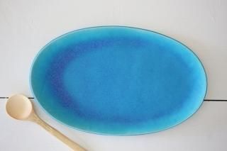 大嶺實清造 藍釉 按瓶 あんびん 大嶺實清造 藍釉 按瓶