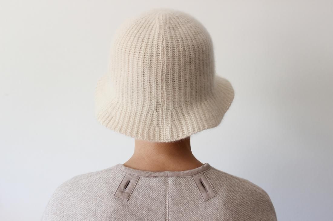 mature ha./マチュアーハ knit cap linen silk（全2色） [帽子(ニット