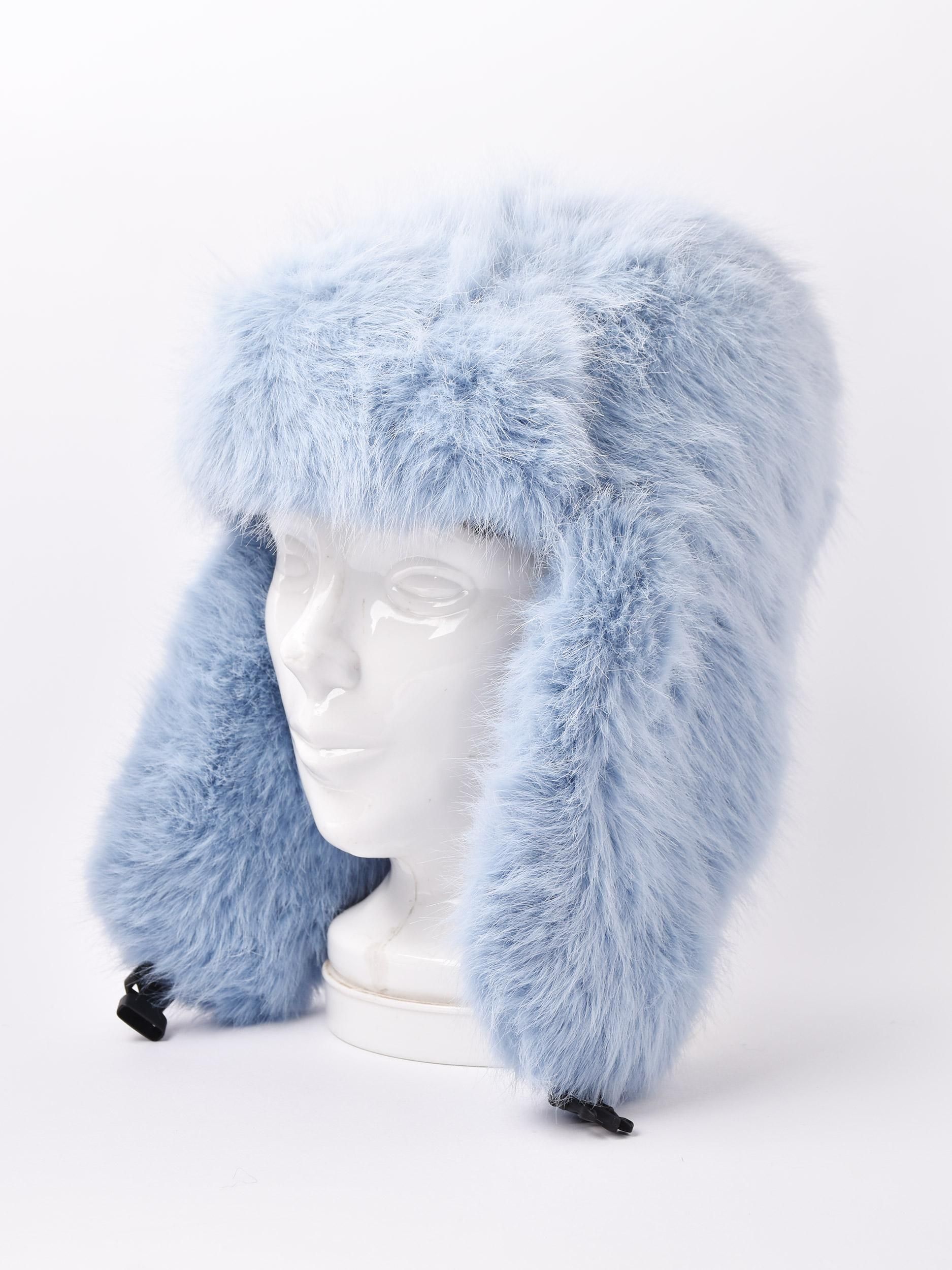 フェイクファー フライトキャップ | グレー - 古着屋グレープフルーツ