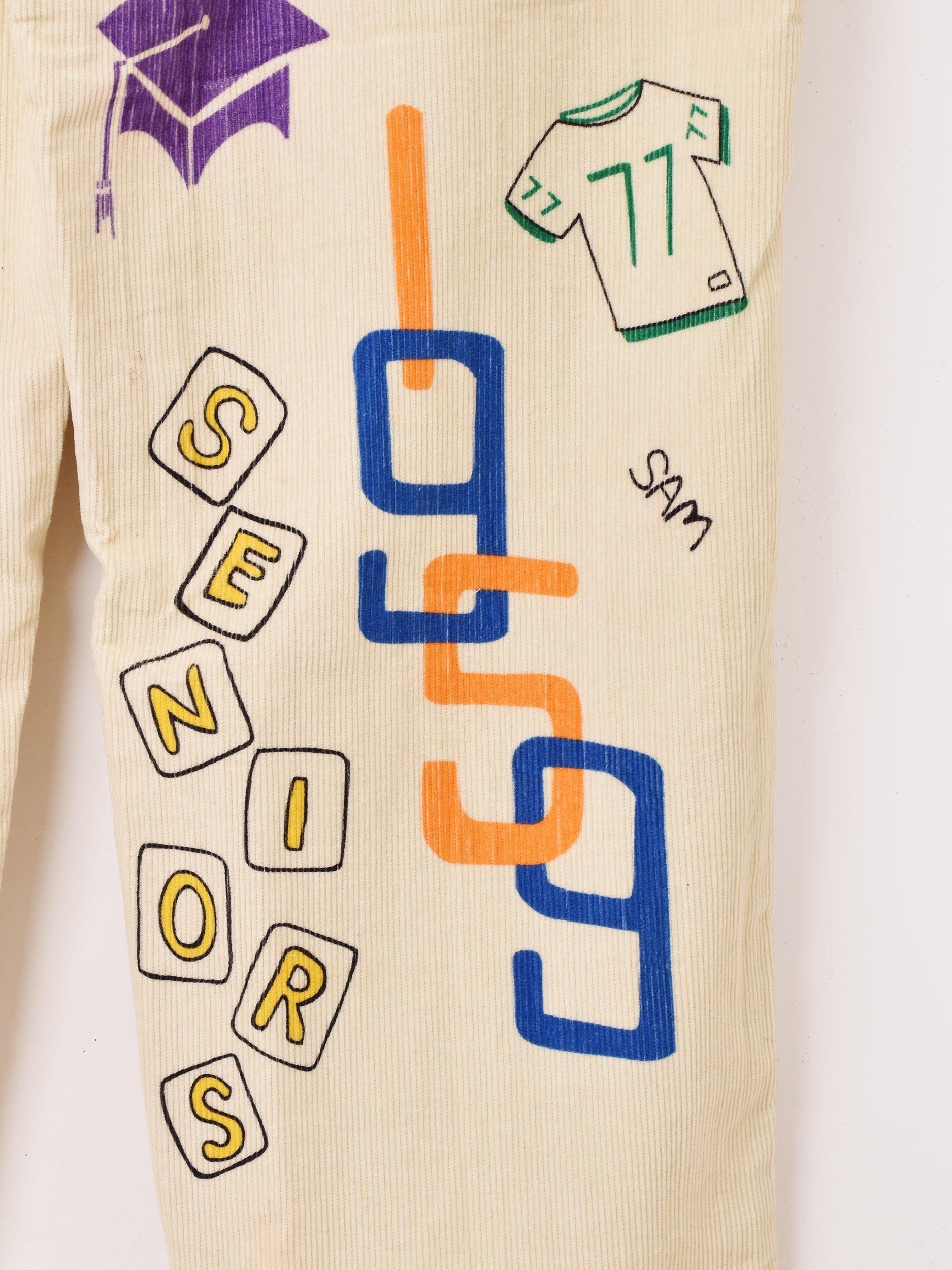 Backers メモリアルペイントパンツ | ホワイト - 古着屋